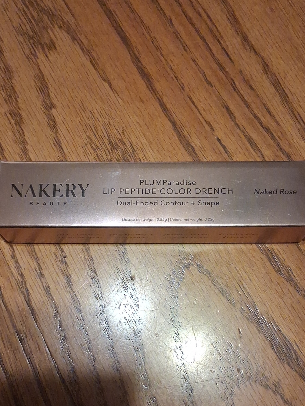 Nakery Beauty PLUMParadise Lip Peptide Color Drench — Naked Rose